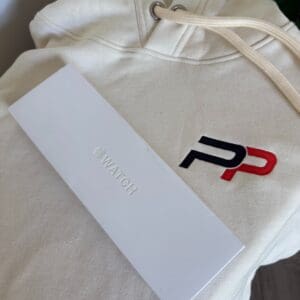 apple watch on pp hoodie