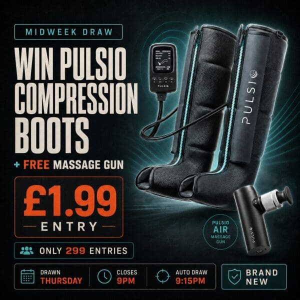 Win Pulsio Compression Boots + Massage Gun