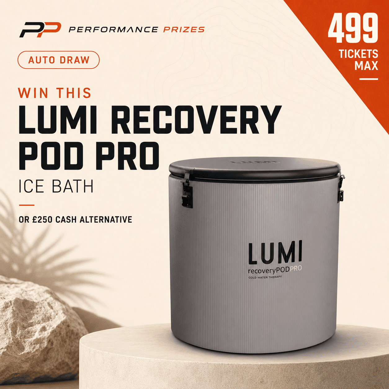 Win a LUMI Recovery Pod PRO Ice Bath