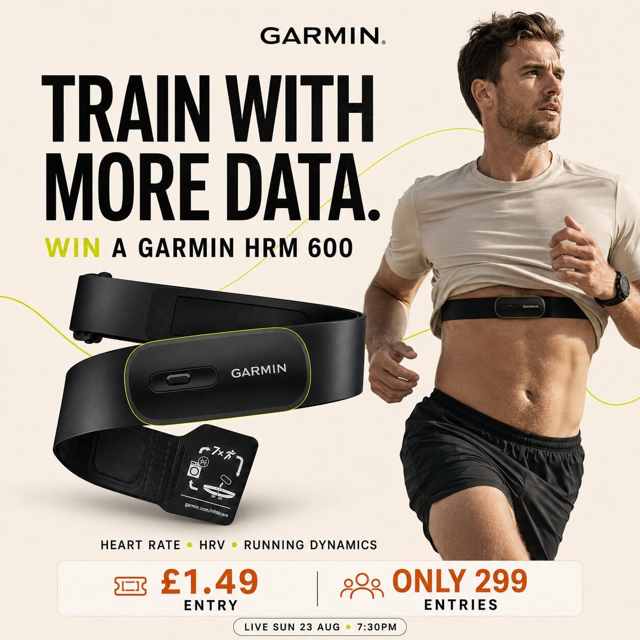 Win a Garmin HRM 600