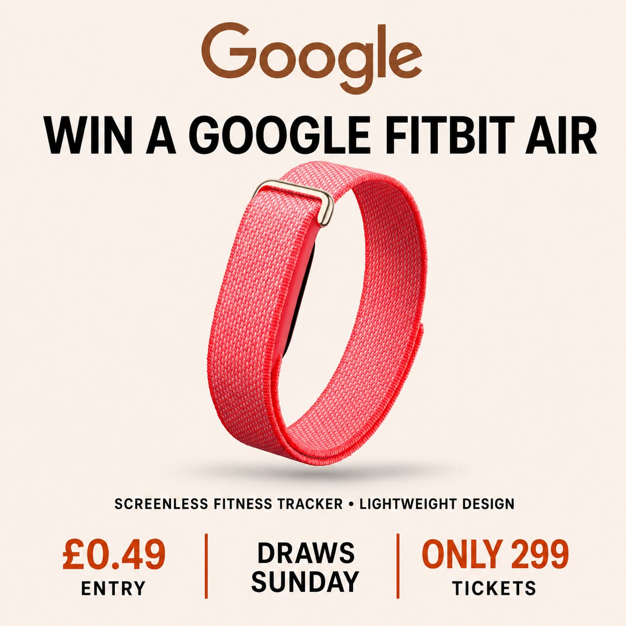 Win a Google Fitbit Air