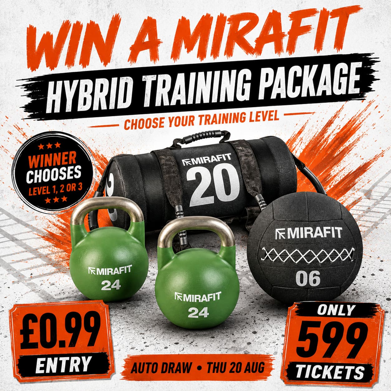 Win a Mirafit Hybrid Training Package
