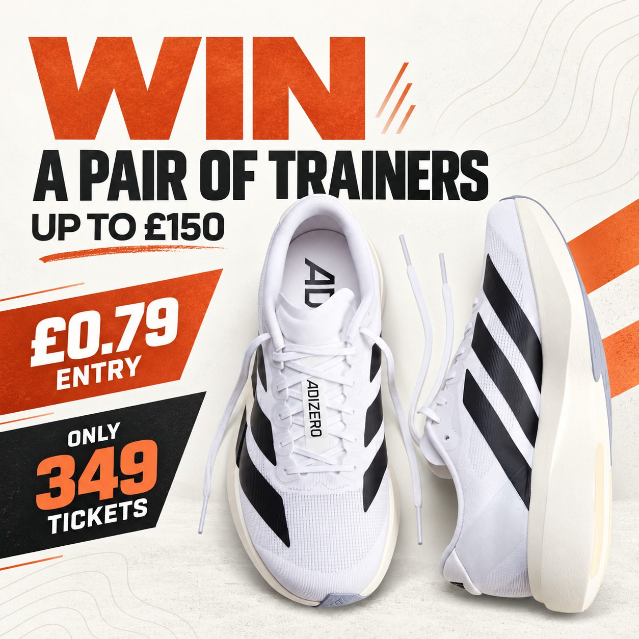 Win Any Pair of Trainers Up To £150