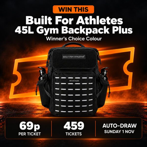 Win a Built For Athletes 45L Gym Backpack