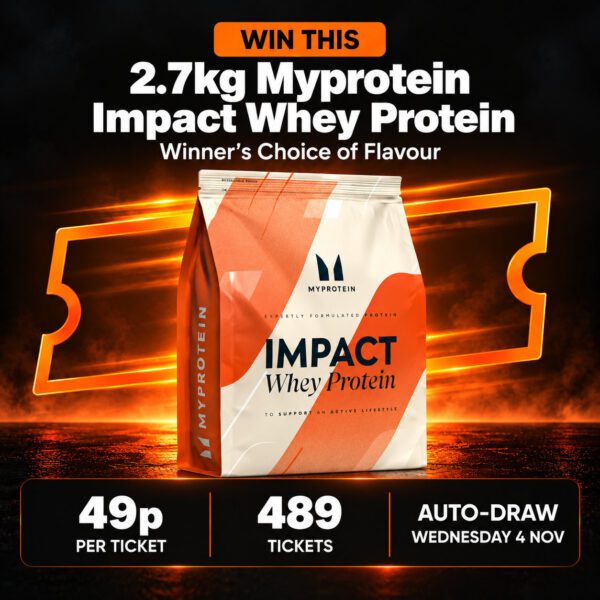 Win 2.7kg Myprotein Impact Whey Protein
